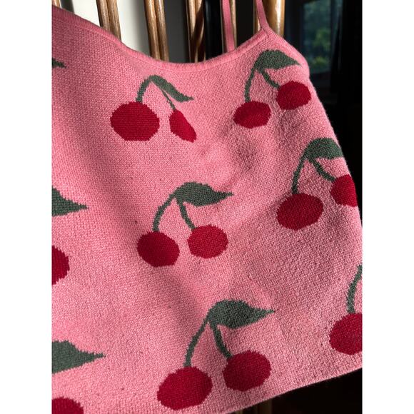 VRG GRL Cherry Knit Tank Top - Picture 3 of 5